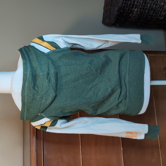 GREEN BAY PACKER Zip-UP Sweatshirt Majestic FOOTBALL FAN Must 💚💛 - Picture 7 of 14